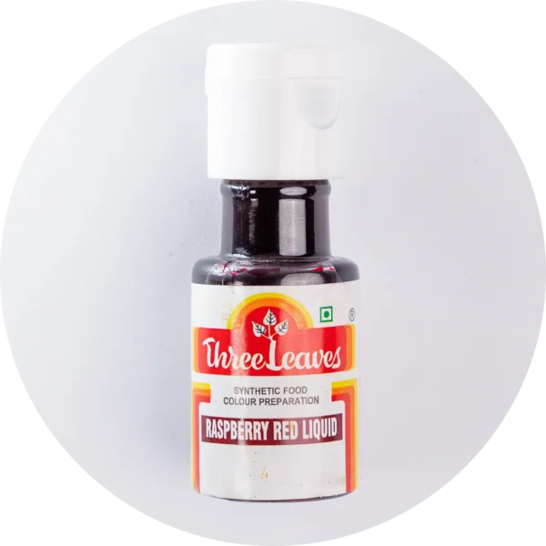Three Leaves Rasberry Red Liquid Food Colouring