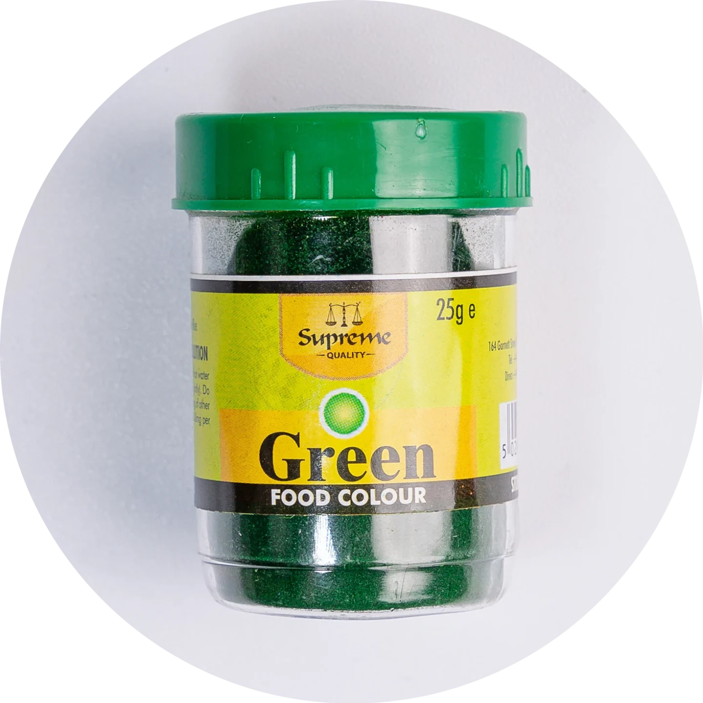 Green Food Colouring Powder