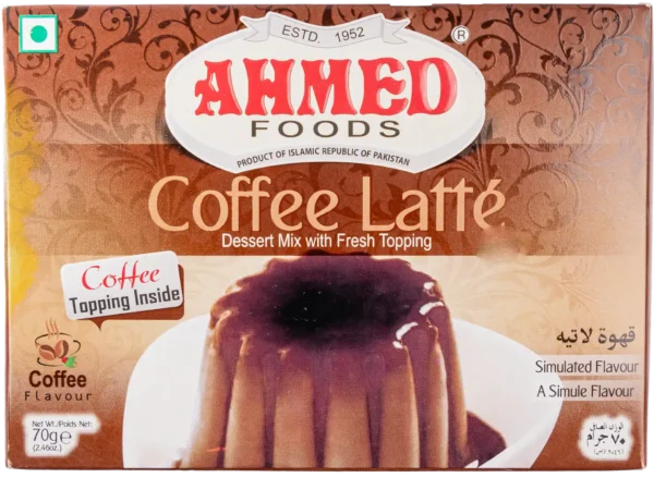 Coffee Latte Desert Mix with Fresh Topping